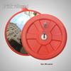 Wide-Angle Convex Mirror for Indoor/Outdoor Corner Parking Lot Use