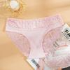 Women Floral Lace Underpants Transparent Hollow Lace Panties Seamless Briefs Sexy Panties for Women