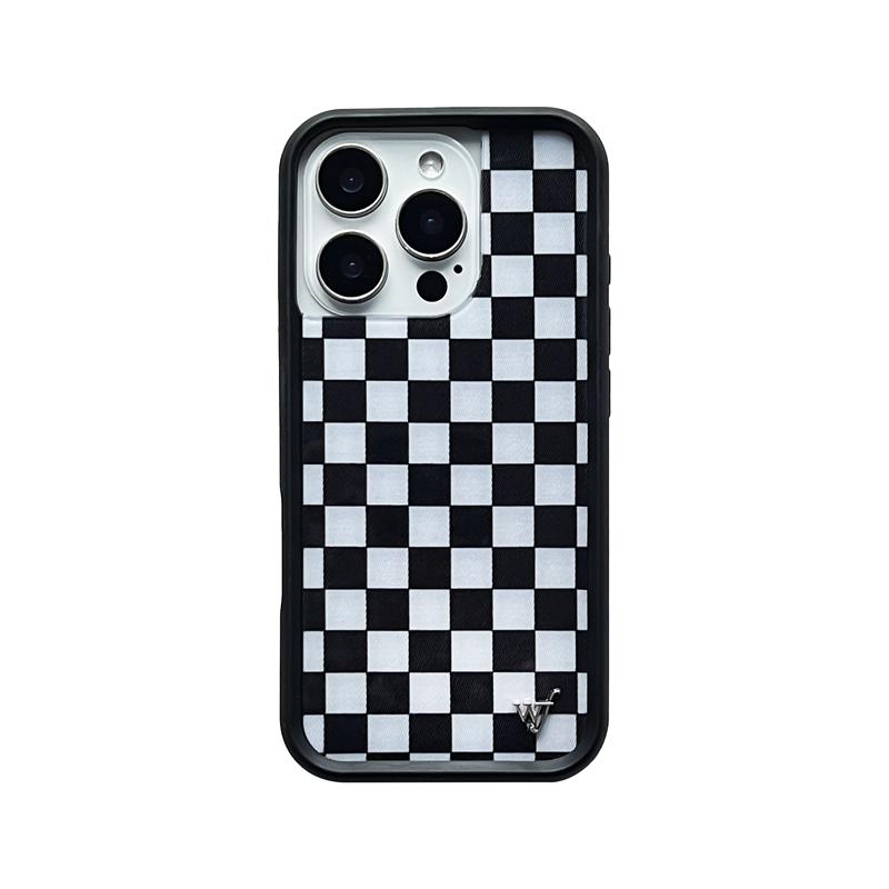 Wildflower 3D Leopard Print Polka Dot Phone Case For iPhone 16 15 14 Plus 12 13 14 15pro 17pro WF Cute Plaid Food Cartoon Cover