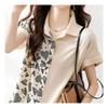 Navava Women Vintage Heart Print Short Sleeve Shirt Nb2207