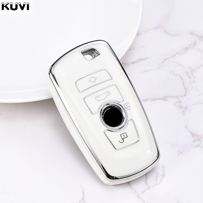 

Чехол для ключа из ТПУ Защитная оболочка Брелок для BMW 1 3 5 7 Серии X1 X3 X4 X5 F10 F15 F16 F20 F30 F18 F25 M3 M4 E34 Аксессуары белый