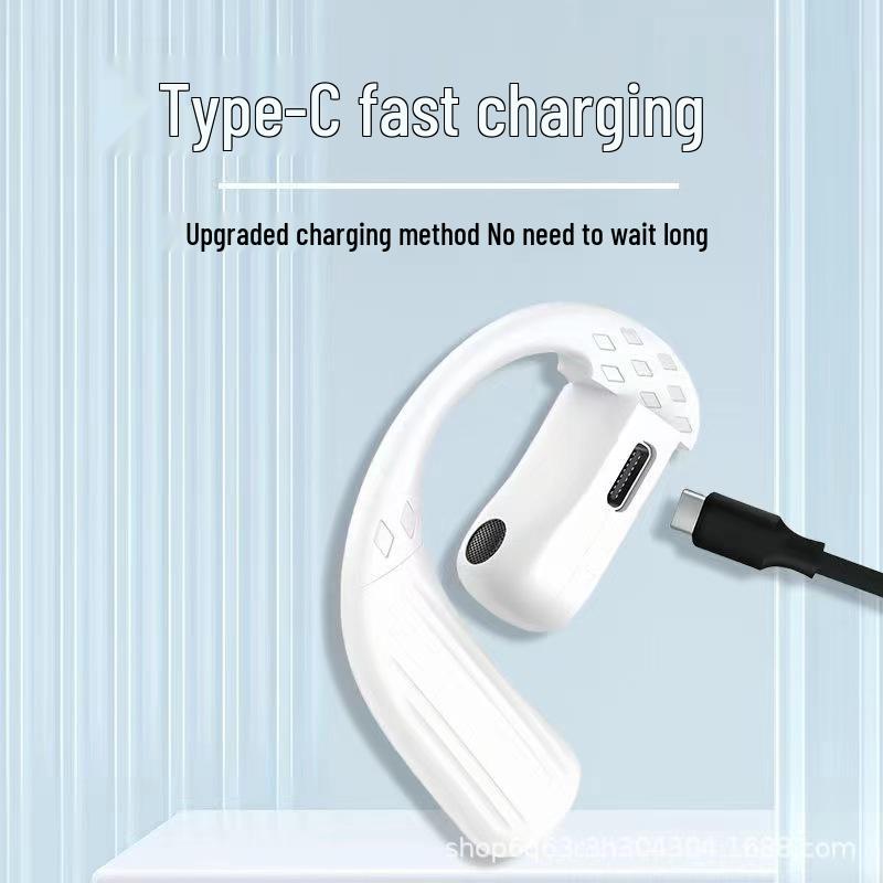 B01 Bluetooth 5.4 Sports Ear-Hook In-Ear Headset with Noise Reduction & Long Battery Life