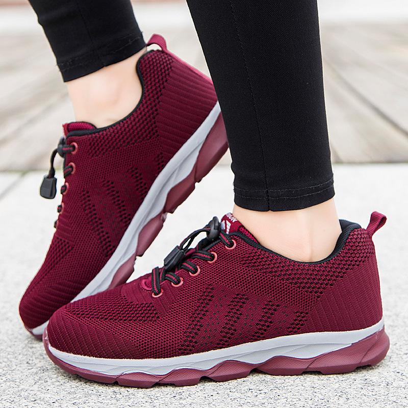 Neue leichte Freizeitsneaker für Herren und Damen, weiche und modische atmungsaktive Mesh-Laufschuhe