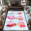 Peppa Pig Customize Your Name Carpet Suitable for Outdoor Bedrooms Balcony Game Room Anti-slip Rug Decorate Offices Perfect Gift for Friends & Family
