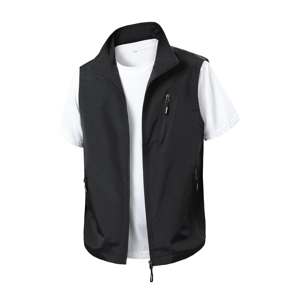 Outdoor Mountaineering Camping Windproof Breathable Vest for Men in Spring Autumn Comfortable Warm Cozy Vest