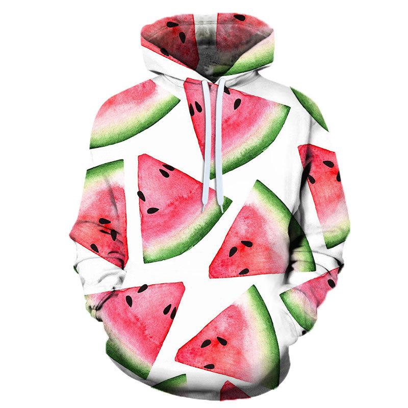 Nové melounové mikiny Kiwi ovoce 3D potisk Pánské Dámské Streetwear Mikiny s kapucí Nadměrné svetry Dětské topy Unisex oblečení