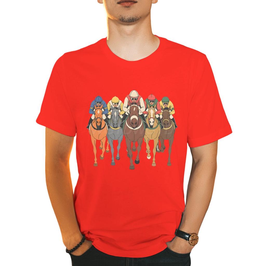 Derby Day Classic T-shirts Tops 2025 Derby Party Tee Summer Men Clothing Racing Horse Racing Shirt Unisex Fashion Casual Tops