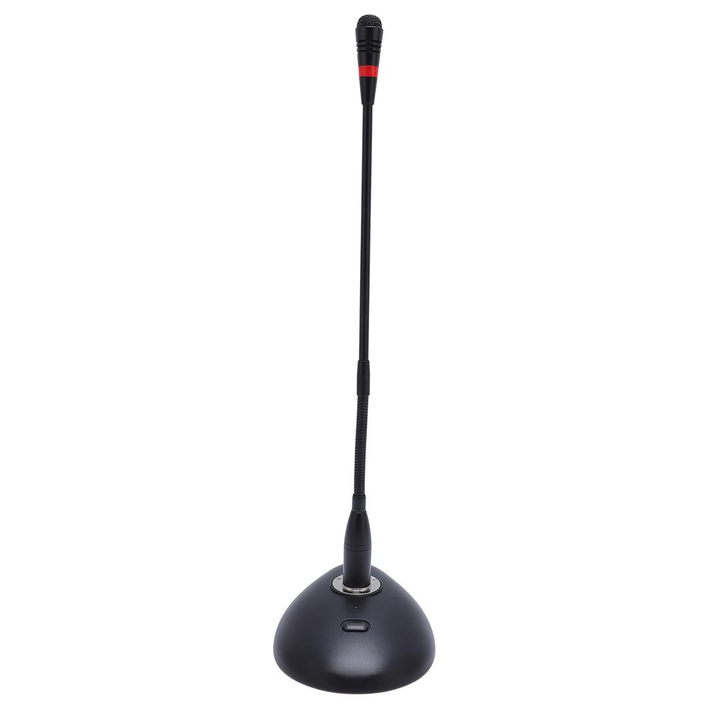 Gooseneck Condenser Microphone Cardioid Adjustable Multifunctional Desktop Microphone for Lecture