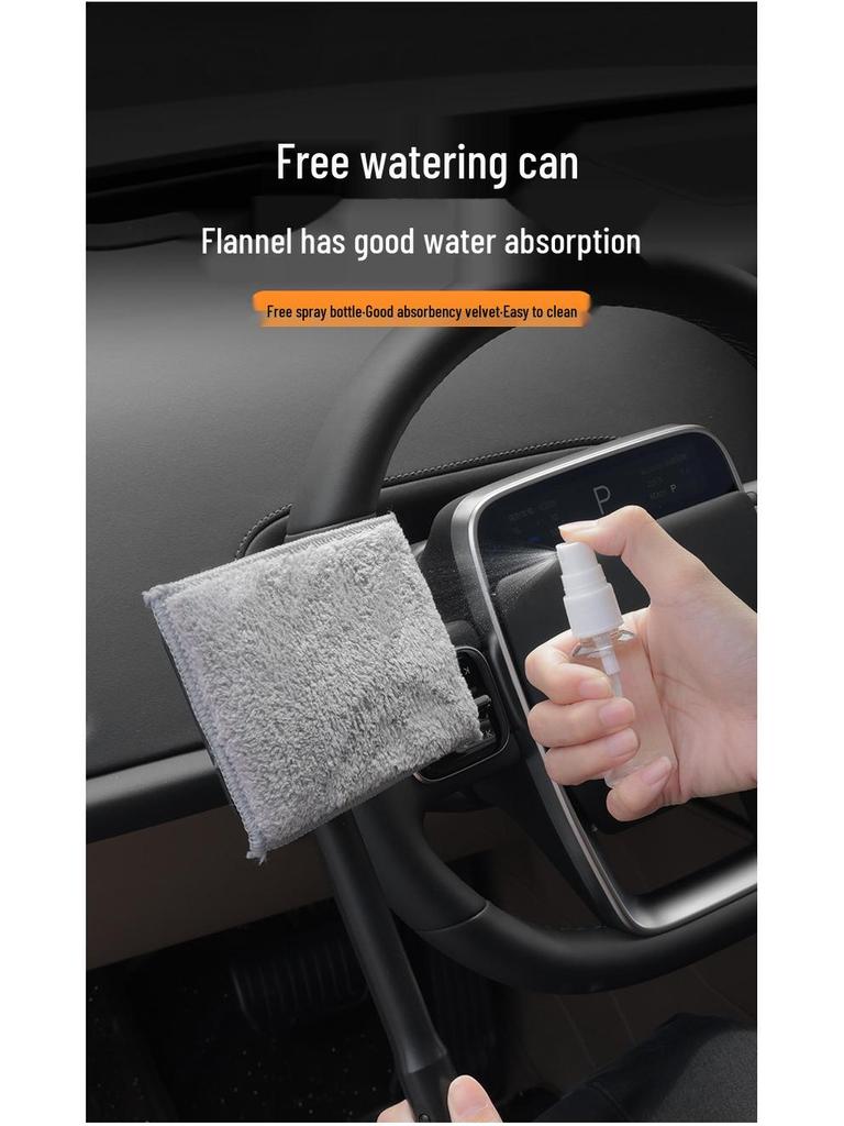 Windshield & Window Defogger Brush: Streak-Free Interior Cleaning for Glass & Sunroof