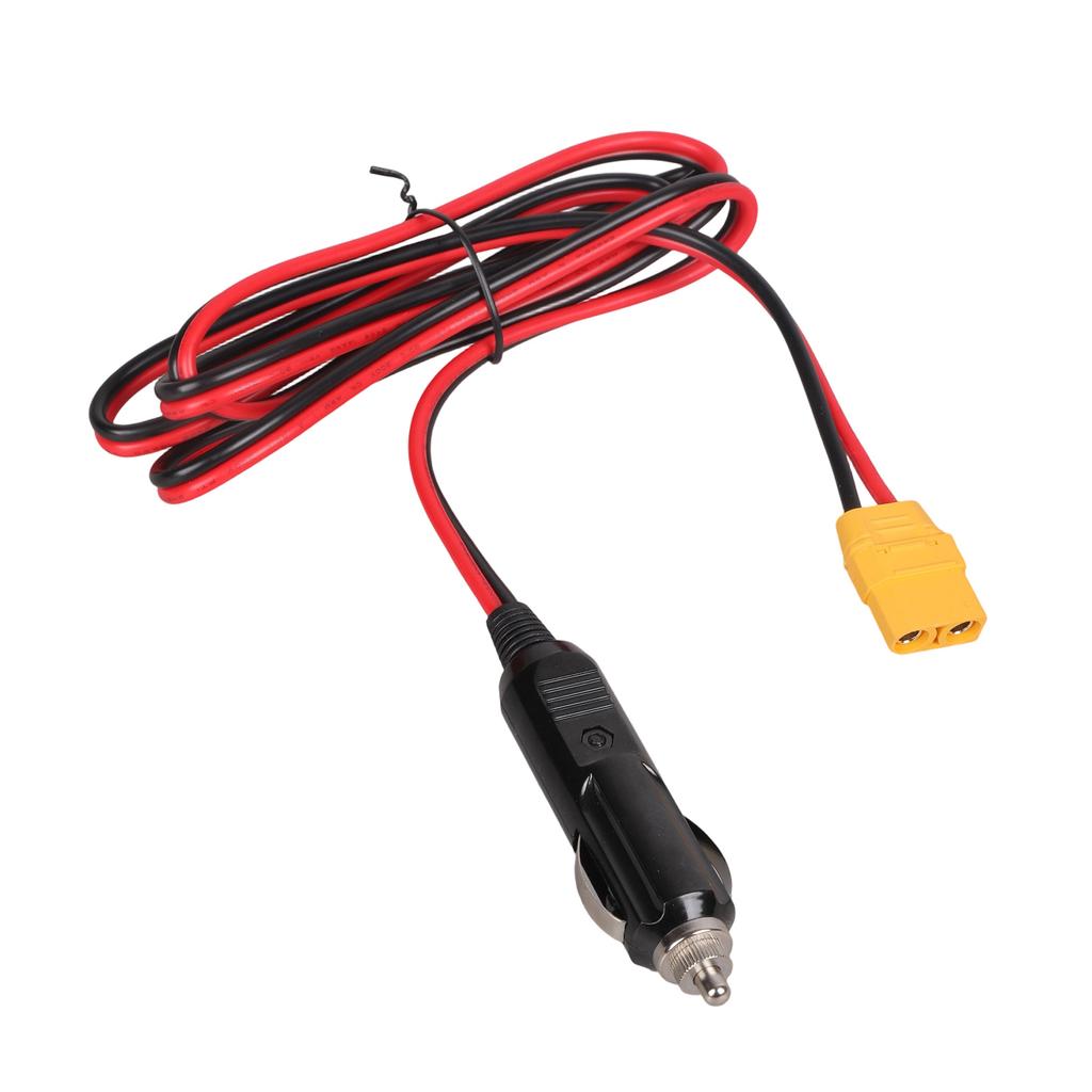 XT90 Female To 12V Car Lighter Male Adapter Cable XT90 To Car Lighter Power Cord For Portable Power Stations 100/150cm
