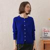 Women's Premium 100% Wool Crew Neck Casual Cardigan