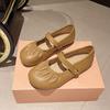 Flat bottom Mary Jane single shoes women's new summer skirt shallow mouth soft sole