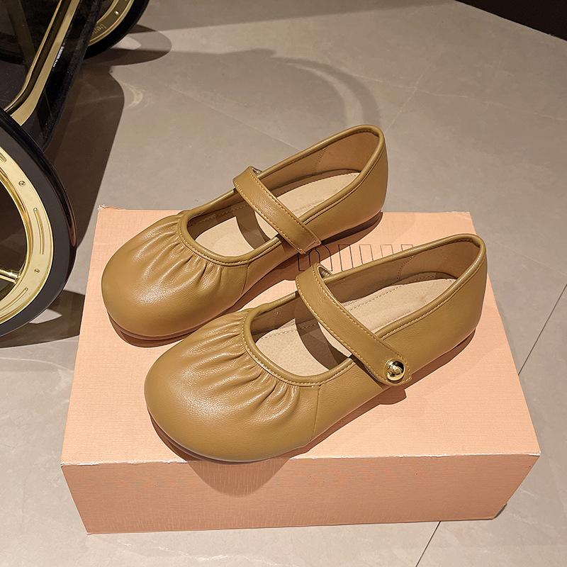 Flat bottom Mary Jane single shoes women's new summer skirt shallow mouth soft sole