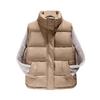 Herbst und Winter neue Weste Damen locker Stehkragen Daunen Baumwollweste Baumwollweste warme Weste Oberbekleidung