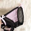 Underwear Lingerie Lace Cotton crotch Bandage Panties Women Thong Bow Underpants Sexy Briefs