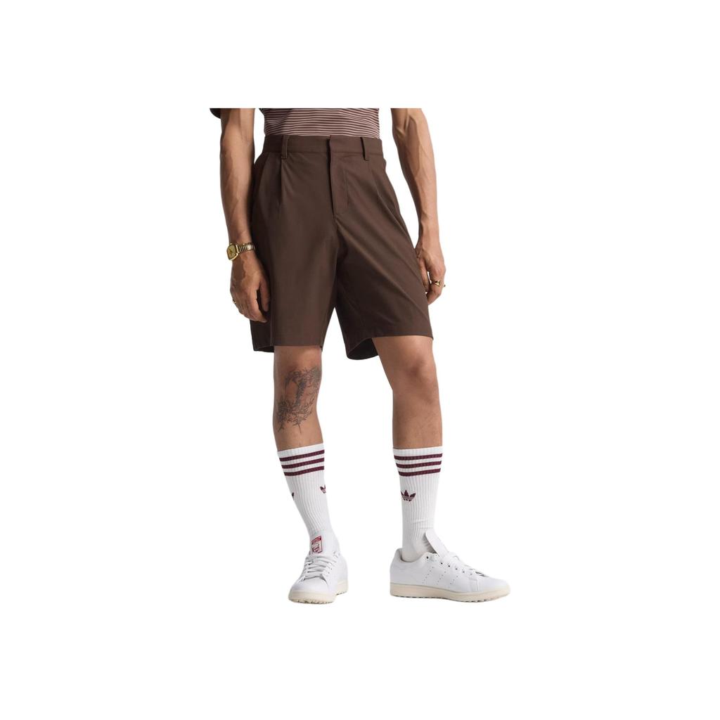 Adidas Originals Golf Twist Weave Comfortable Versatile Soft Skin-Friendly Striped Casual Shorts Men Shorts JW3961