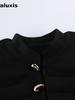 Style Autumn Women's Clothing Boutique Not Collision Model Slim Fit High Waist Short Jacket Luxury Feeling