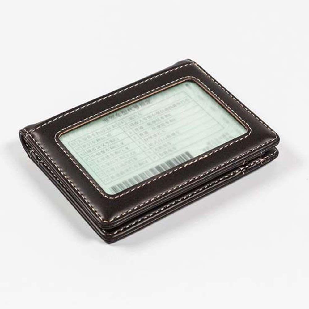 License Bag ID Card Cover Bank Credit Card Bag Business Card Holder Card Case Coin Purse Men Wallet