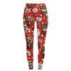 Women's Casual Fashion Outdoor Halloween Printed Slim Elastic Yoga Pants Cropped Pants