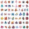 55 Ocean Creature Stickers: Octopus Cartoon Waterproof Decals for Planners, Water Bottles, Computers, and More.