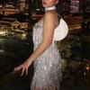 2026 Women's Sequin Fringe Bodycon Spaghetti Strap Evening Dress