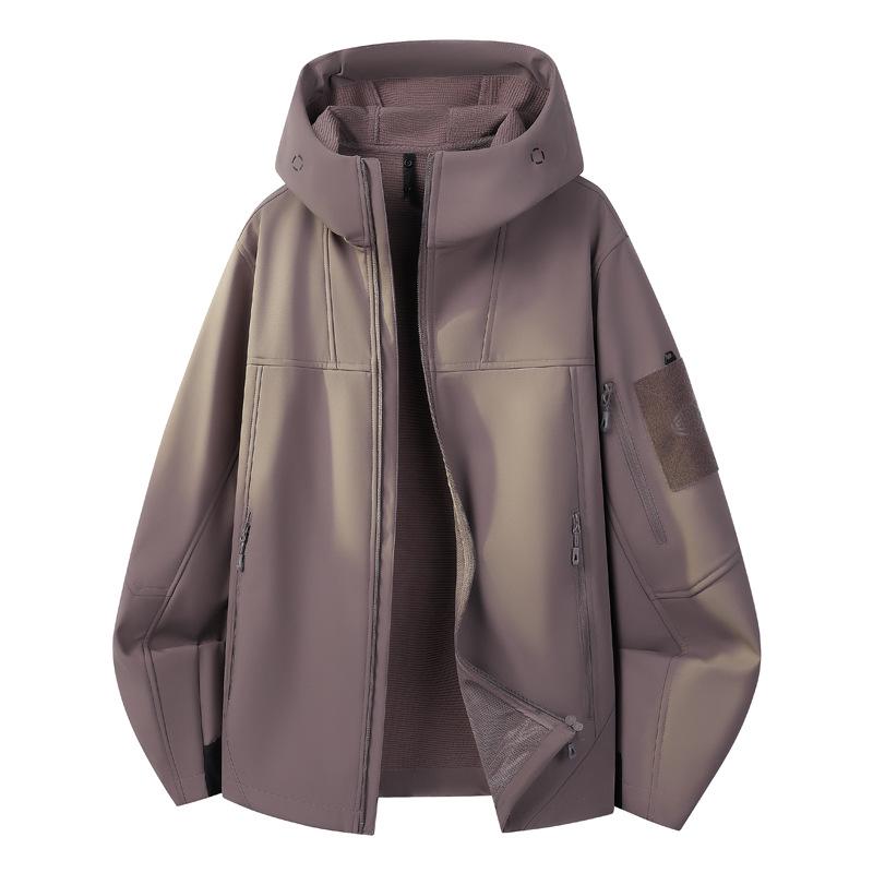 Unisex Soft Shell Outdoor Jacket - Autumn/Winter Collection for Camping, Hiking, and Mountaineering.