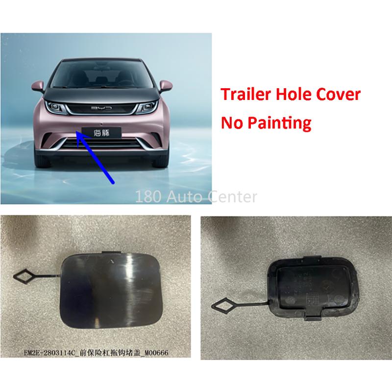 - Models BYD DOLPHIN Front Bumper Trailer Hole Cover 1 Piece No Paiting