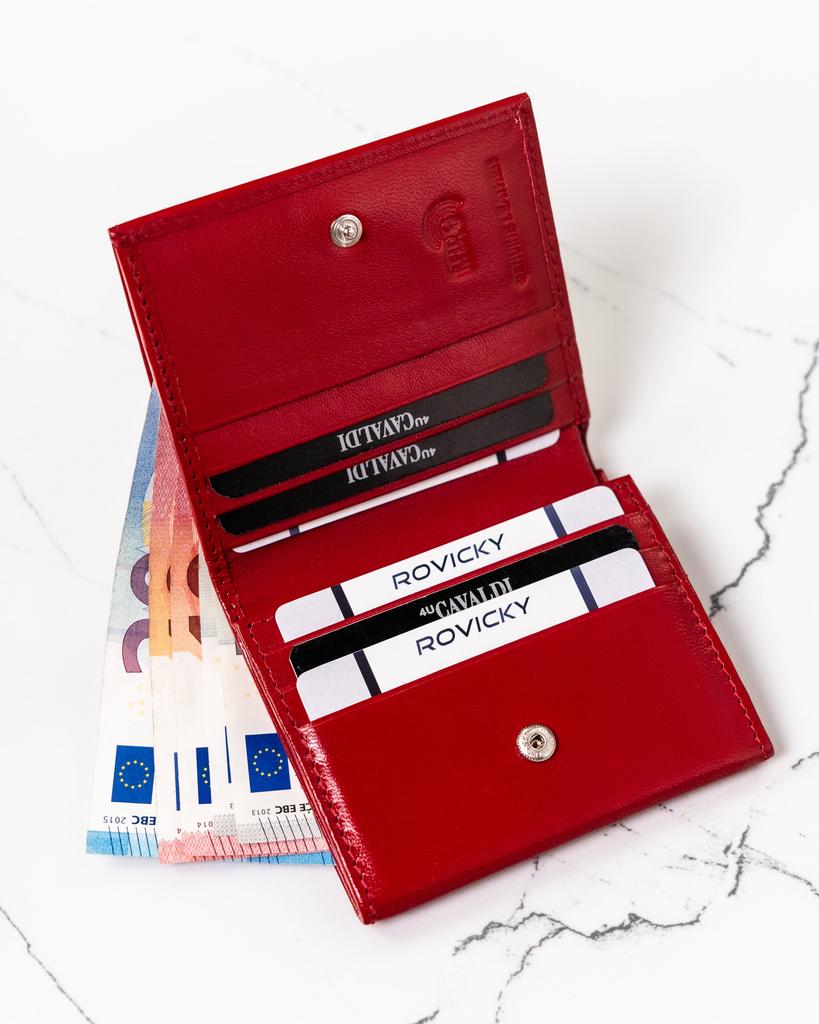 Women's leather wallet RD-AN01-GCL RED