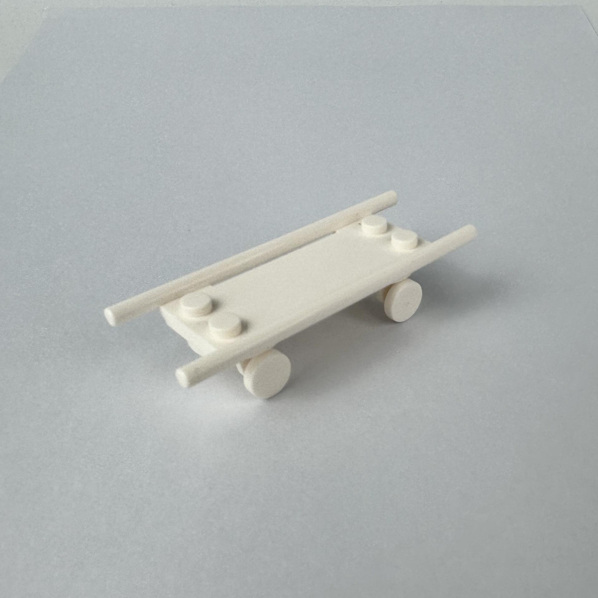 Accessories Stretcher Children Assembled Building Block Toys Figure Medical Wheelchair Hospital Equipment Parts
