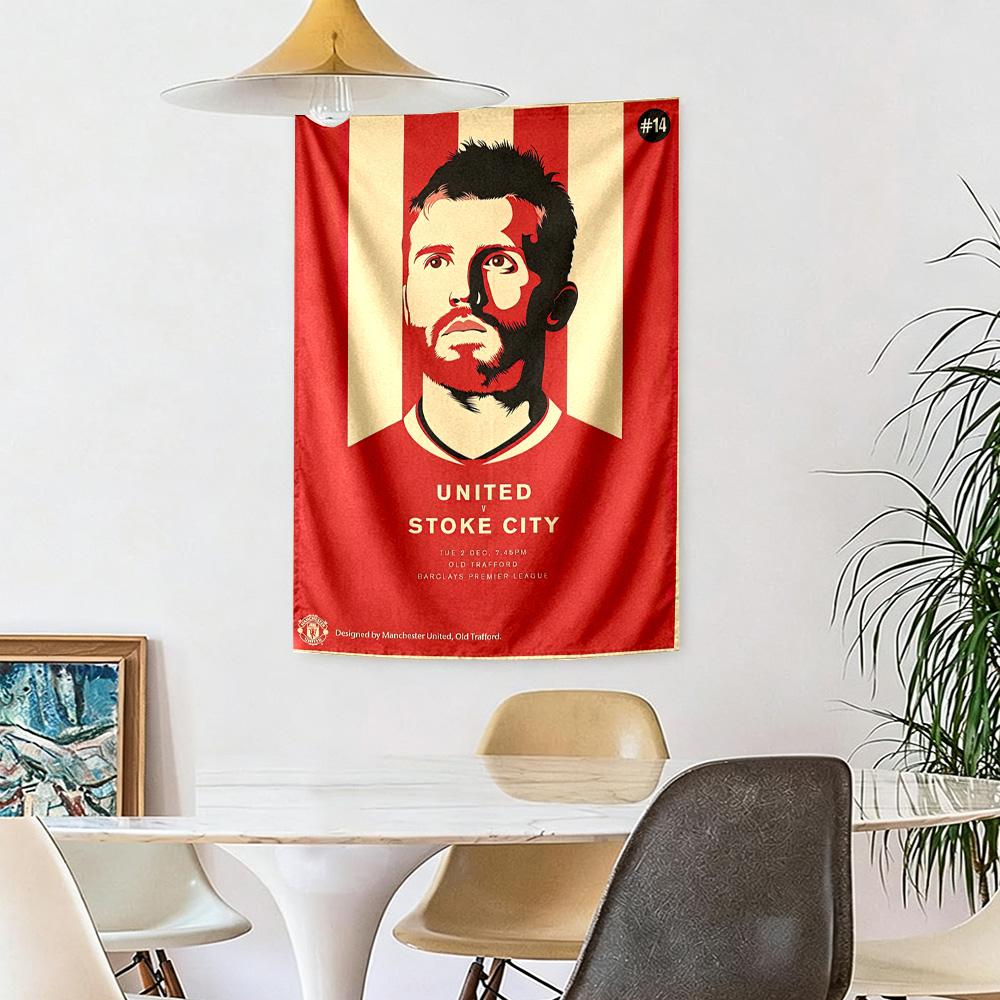 Manchester Wall Decor Tapestry Art For Pet Memorial Birthdaywedding Party Backdrop Family Gift