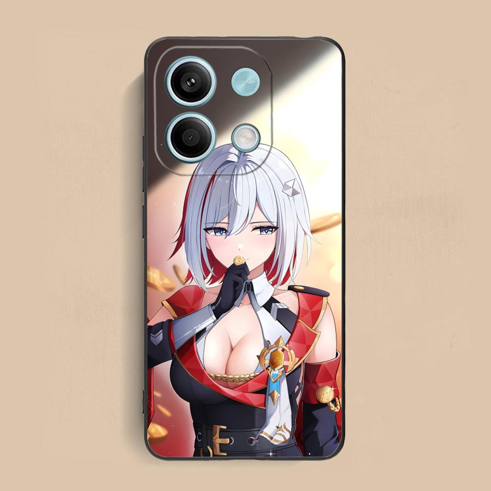 HSR Topaz Matte TPU Mobile Phone Case for Xiaomi Redmi Note 14 13 12 11 S Pro Plus 4G 5G Colorful Printing Cover