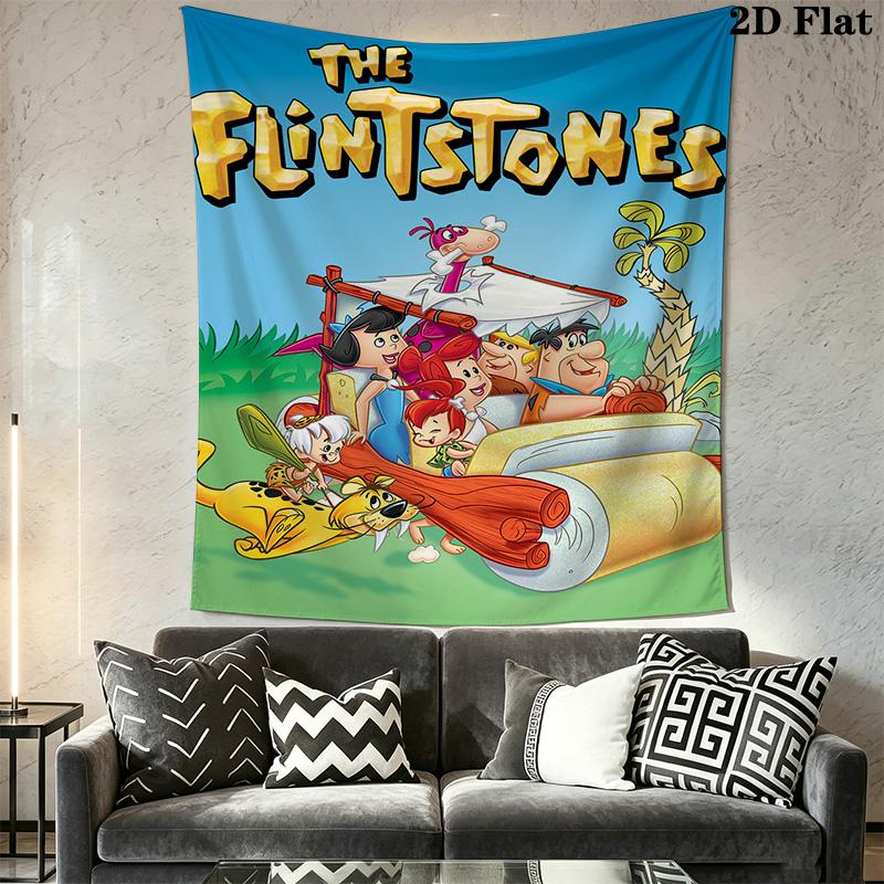 The Flintstones Pattern Home Decor Tapestry, Wall Hanging, Decorative RV Wall Cloth.NGT0928526