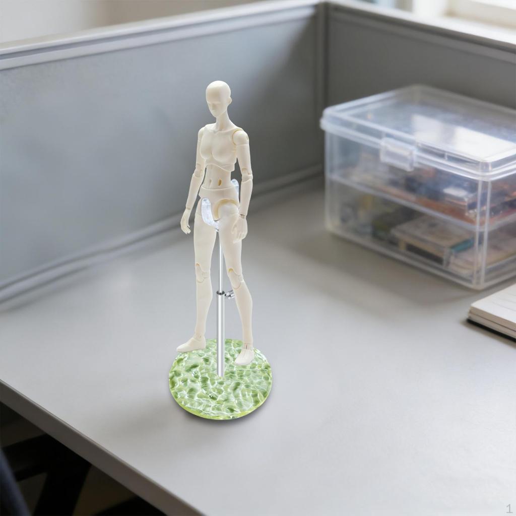 1/12 BJD Doll Stand Adjustable Height Premium Action Figure Sturdy Durability Portable