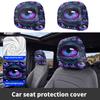 Stretch Car Headrest Cover Set 2 Pack, Visual Cabin Covers for Dust Care and Horror Theme Vehicle Decoration Update