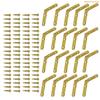 K1AE 20 Set  Gold Boxes Hinges 90 Degree Hinges Set for Small Chests & Craft Projects