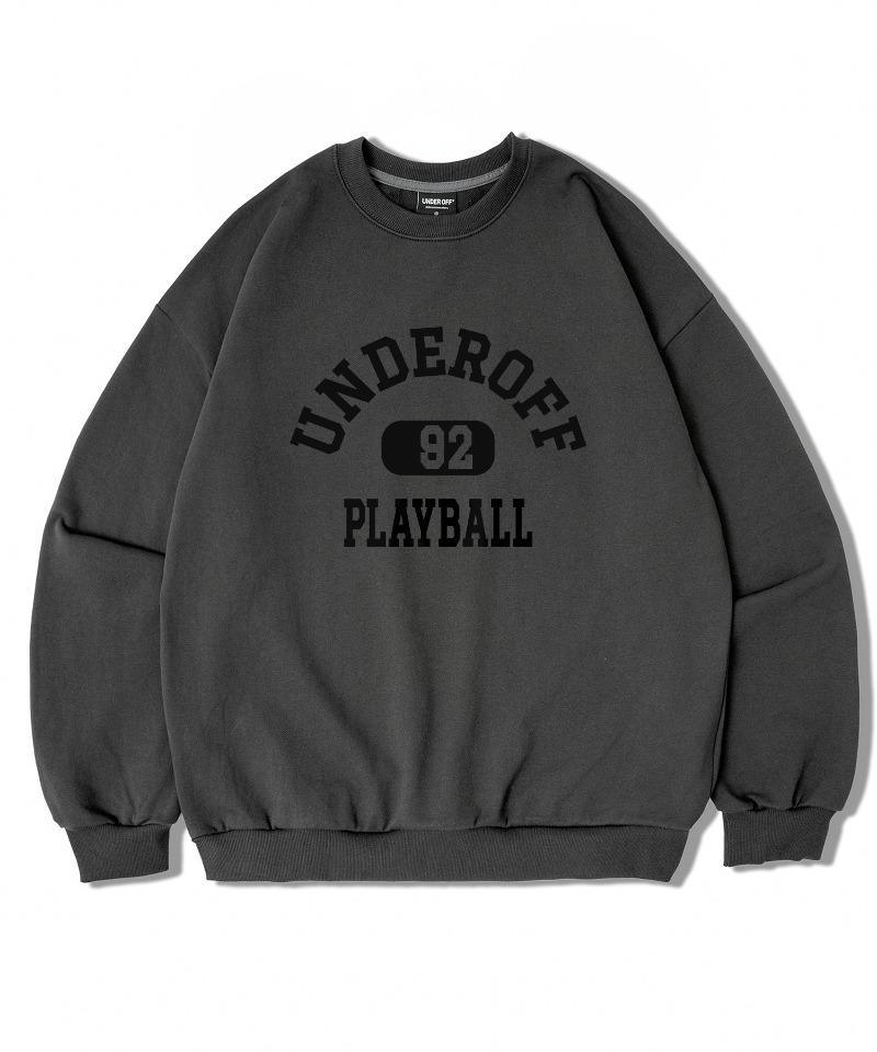 UNDEROFF Authentic Relaxed Playball Sweatshirt Dark Grey