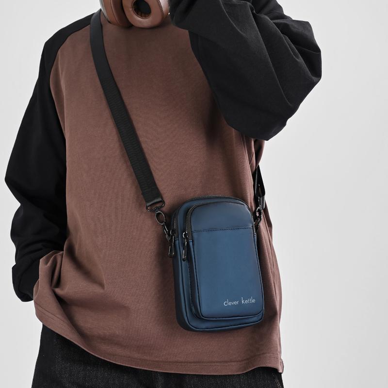 Herren Umhängetasche Mehrere Fächer Handytasche