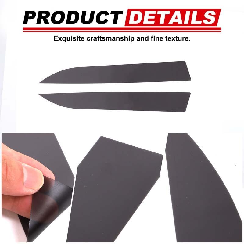 For Tesla Model Y -2024 Car Front Fog Light Transparent Light Film PVC Sticker Exterior Car Styling Decals