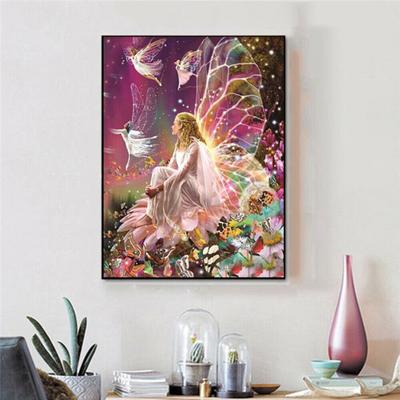 30 * 40cm Pictură cu diamante Fată Rochie de mireasă Lipire Broderie cu diamante Pictură cărămidă și piatră Sufragerie Stil nou