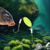 Attractive Silver Finish Double-Hook Rig Fishing Hooks Increased Hook-Up Rates