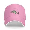 Fish with Rod and Reel Gone FishingCap Baseball Cap streetwear Rugby Unisex cap Womens