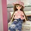 Thick Hair 30cm Bjd Doll Korean Makeup Look 1/6 BJD Doll Mini Girl Toy  Girls Gifts