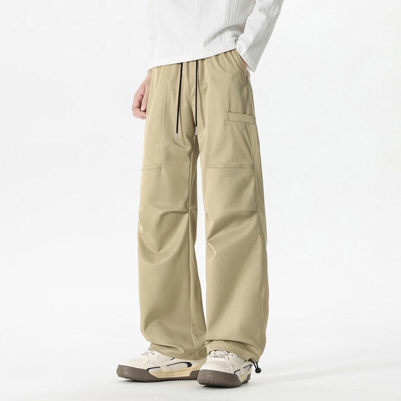 WRPCE Men's Casual Straight-Leg Outdoor Pants