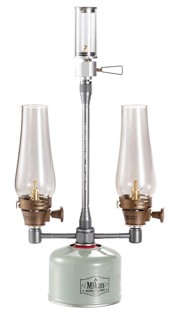 CAMPING MOON OD Can Gas 4-Way Adapter, Gas Candle, Gas Lantern, Separation Adapter, Screw-in Type, Gas Station Chandelier, Z34