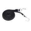 10Pcs Bungee Strap 2cm Width Black High Elasticity Heavy Duty Bungee Cords with Hook for Outdoor Activities