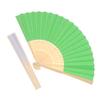 Folding Fan Hand Diy Chinese Folding Fan Wooden Bamboo Antiquity Folding Fan