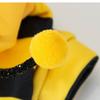 Autumn Winter Cat Hoodies with D-Ring Soft Cute Bee Cosplay Pet Sweater for Small Medium Dogs Cats Warm Puppy Kitten Coat Pet Costume