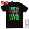 Nou Tricou Unisex S5XL cu logo-ul trupei I Set My Friends On Fire Cadou Pentru Fani CA548 Tricou Unisex