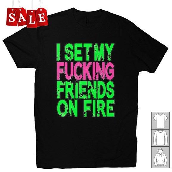 

New I Set My Friends On Fire band Gift For Fans Unisex S5XL Shirt CA548 Unisex T-Shirt S