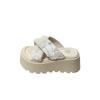 Beautiful Fairy Style Slippers Female Summer Wear 2025 New Thick Bottom Heightened Non-slip Skirt Beach Cool Slippers